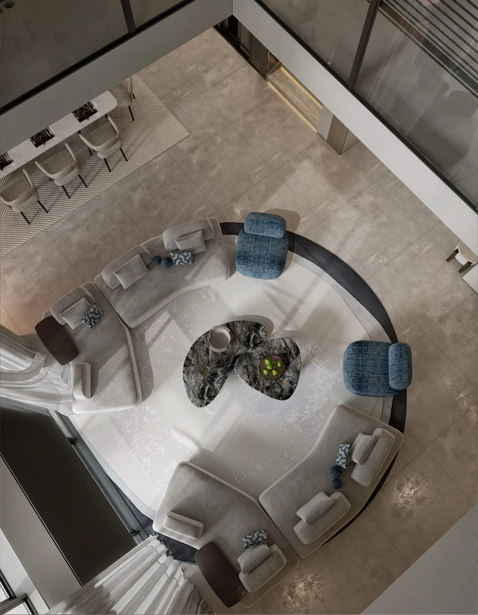 Project One — Living, view 3