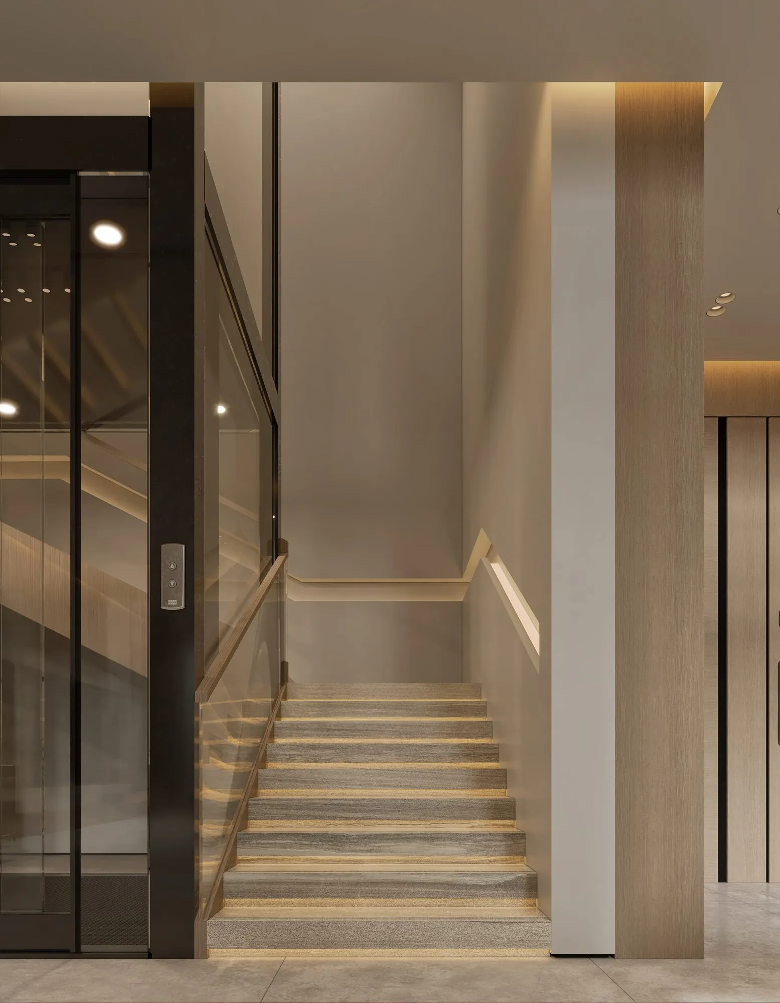 Project One — Stair & Lift, view 3