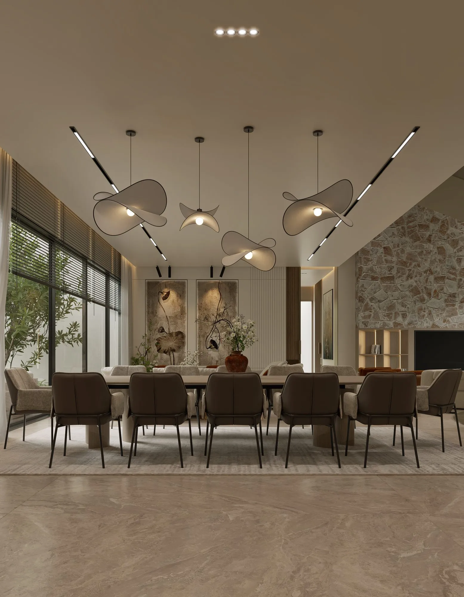 Project Two — Dining & Kitchen, view 1