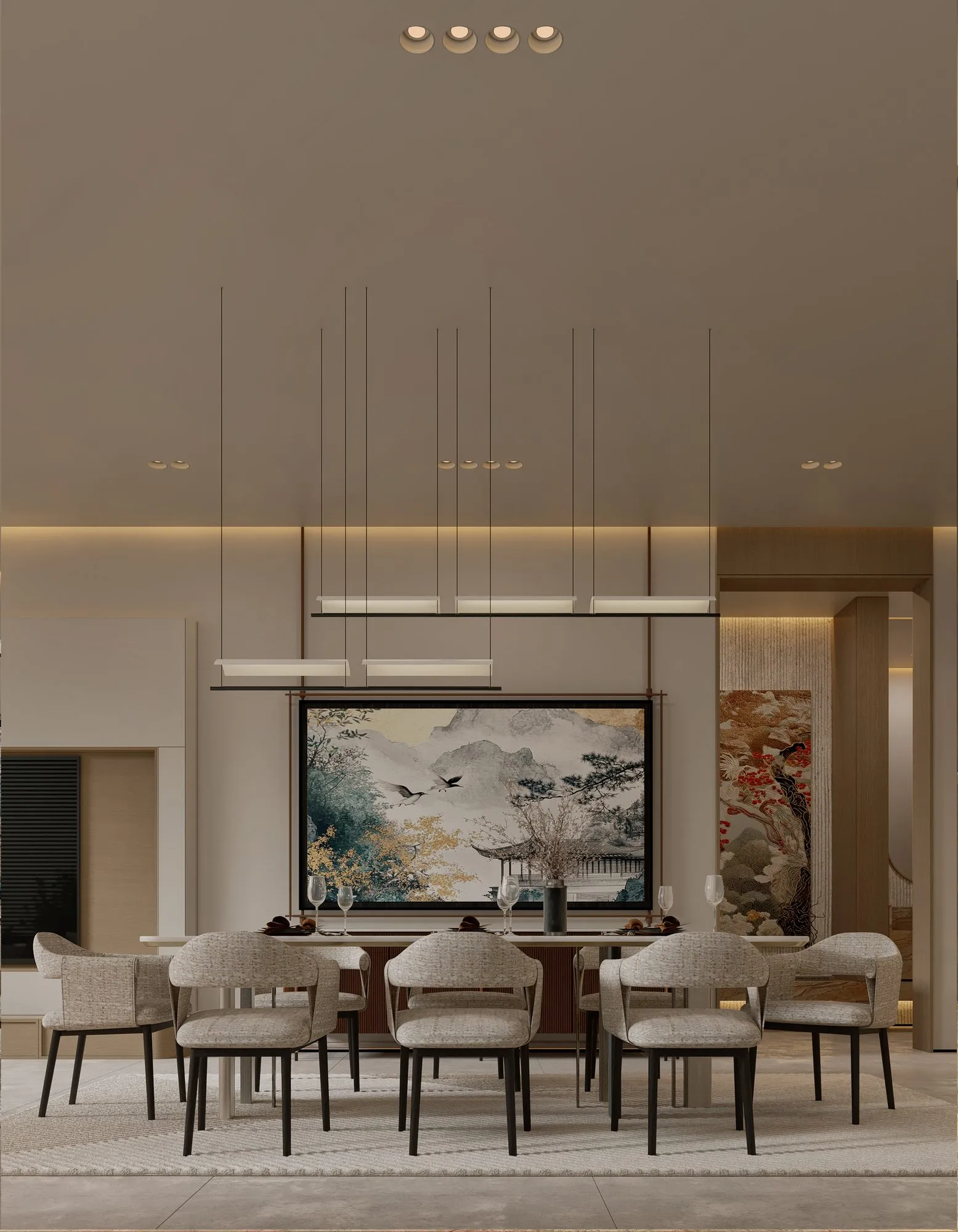 Project One — Dining, view 1