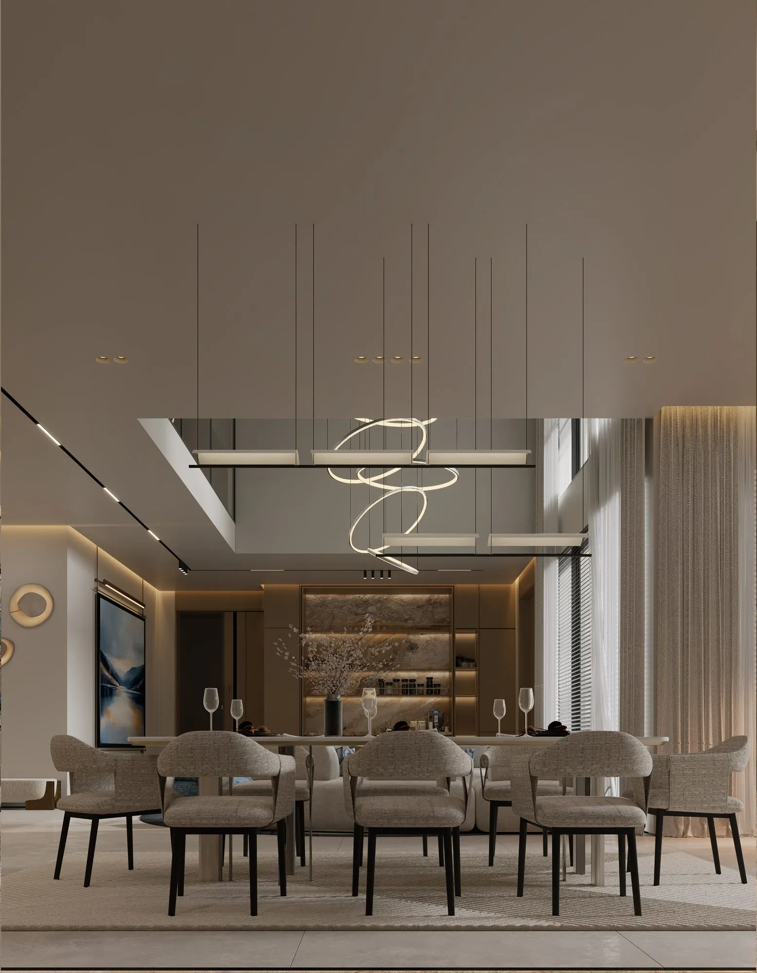 Project One — Dining, view 3
