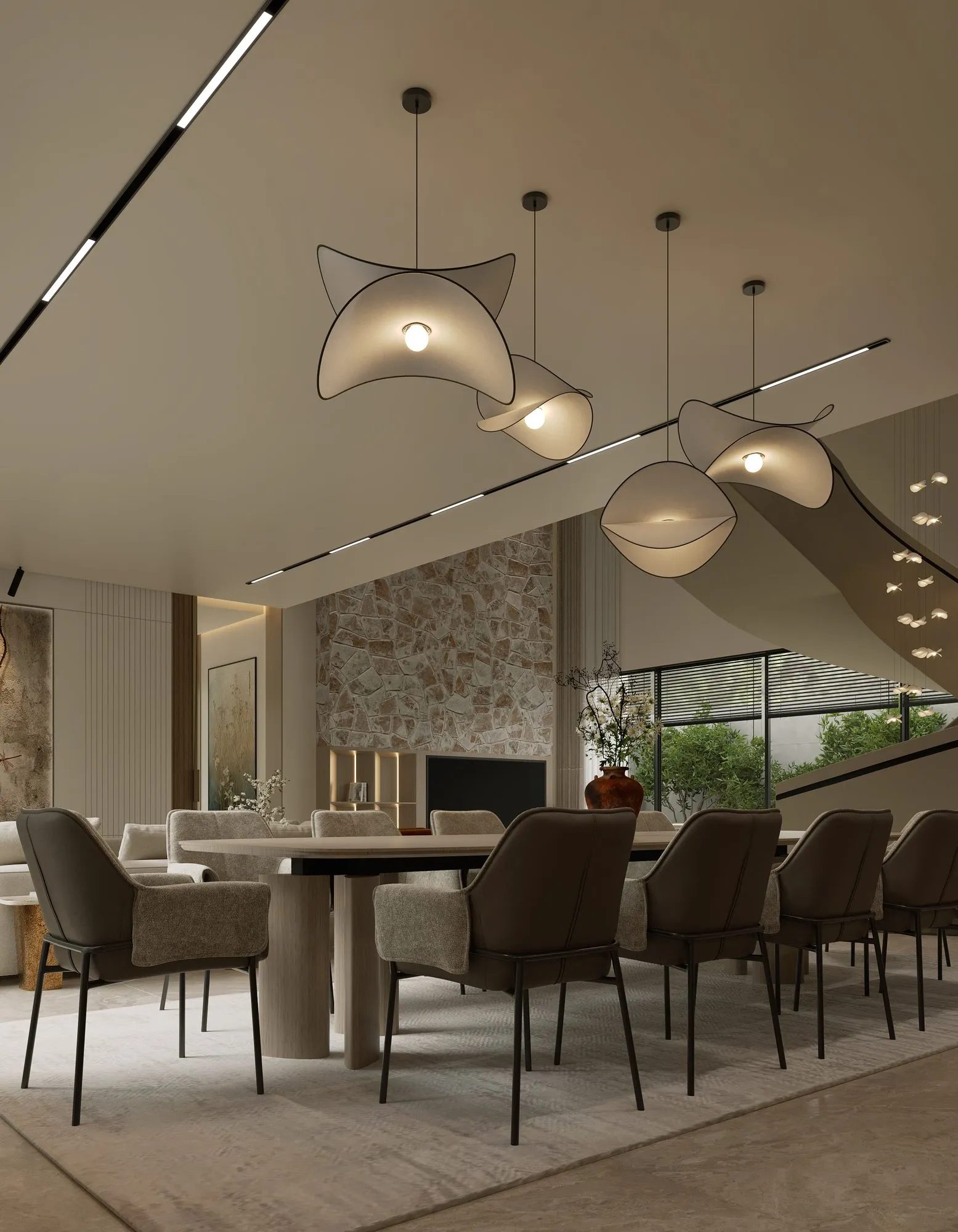 Project Two — Dining & Kitchen, view 2
