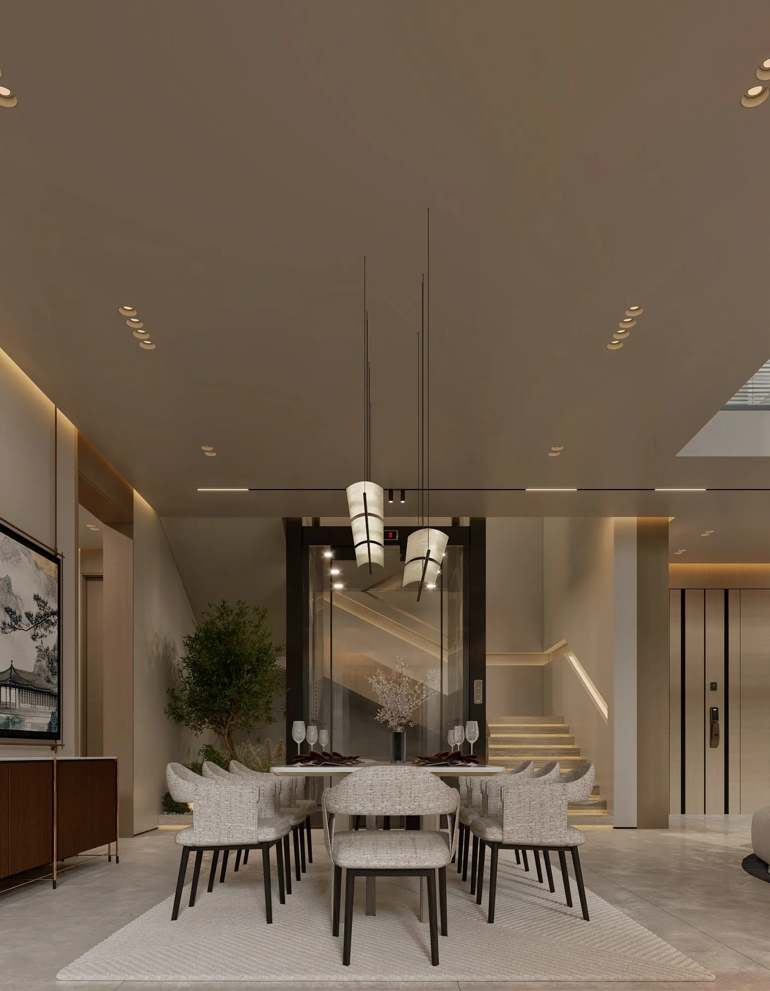 Project One — Dining, view 2